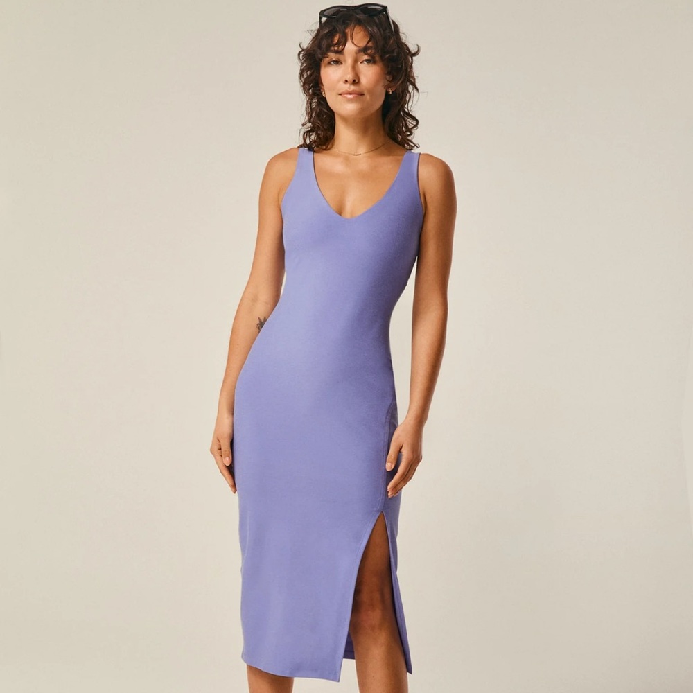 Beyond Yoga Spacedye Inspire Midi Dress NWT XS